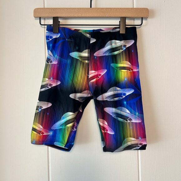 NWOT Sporti Swim Jammers Size 28Y Rainbow UFOs Never Worn - Picture 4 of 5